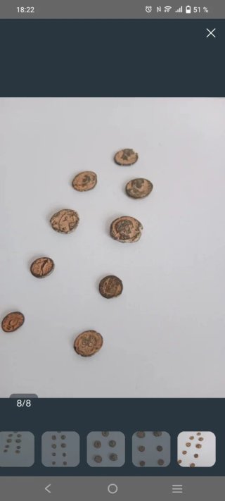 Lote 9 Monedas Romanas Antiguas