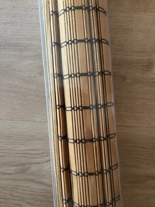 Estor enrollable bambú 80x160 cm