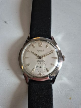 Orologio Lanco oversize cassa acciaio