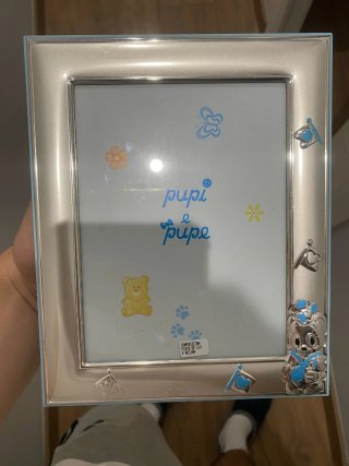 Marco de plata ley infantil Pupi & Pupe