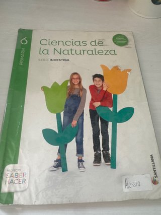 Libro texto ciencias naturales, sexto primaria