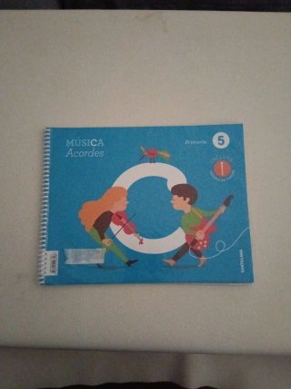 Libro Música Acordes Primaria 5 Santillana