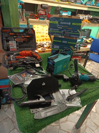 Kit completo saldatore e trapano