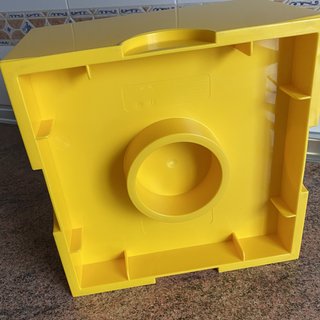 Caja Almacenaje LEGO 4 espigas Amarilla