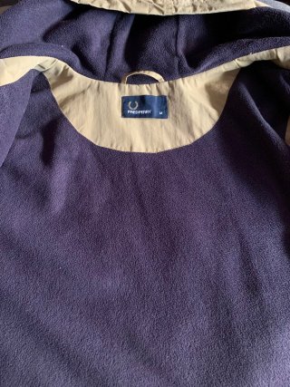 Chaqueta Parka Fred Perry Beige Talla M