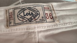 Vaqueros cortos blancos Lois