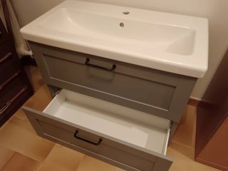 Mueble de baño 84x42x65 cm