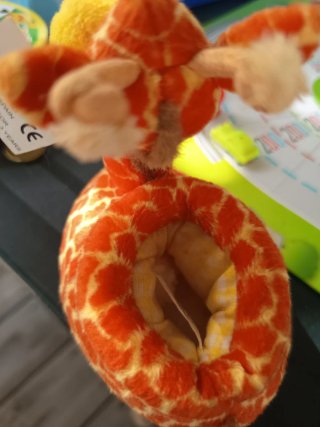 Peluche Portamóvil Jirafa Vintage (Año 2000) Nuevo