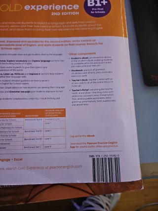 Libro Inglés Gold Experience B1 Workbook 2nd Ed