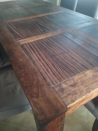 Mesa de comedor y sillas Madera