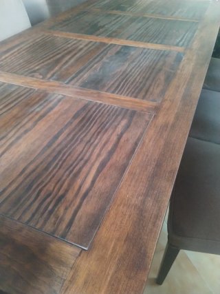Mesa de comedor y sillas Madera