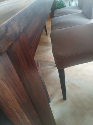 Mesa de comedor y sillas Madera