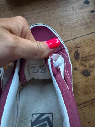 Zapatillas VANS T39 burdeos