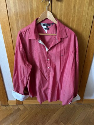 Camisa Tommy Hilfiger manga larga. Tallas grandes