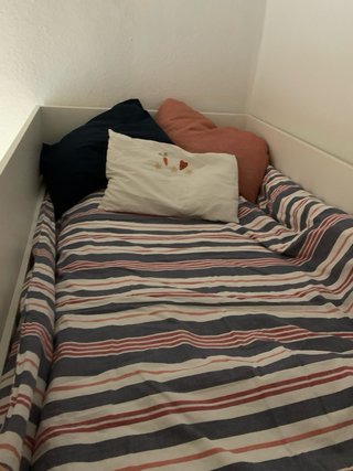 Cama alta IKEA SMÅSTAD con escritorio