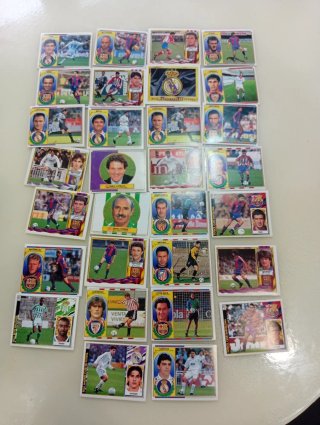 28 Cromos Fútbol Temporadas 95-98