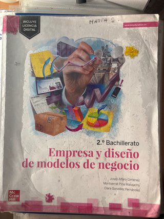 Empresa y diseño de modelos de negocio 2o Bachi...