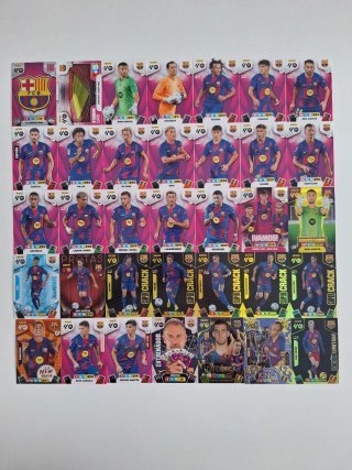 Lote 35 cromos del F.C.Barcelona Adrenalyn 25-2