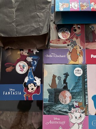 6 Monedas Disney 10 €  Álbum Monnaie de Paris 2025