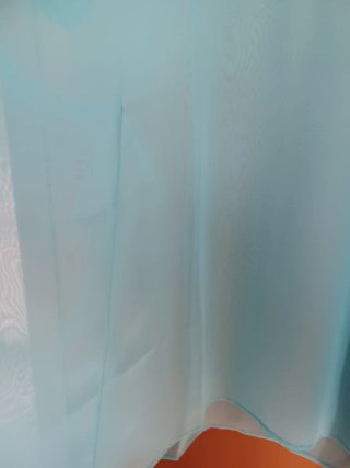 Copricostume velato azzurro