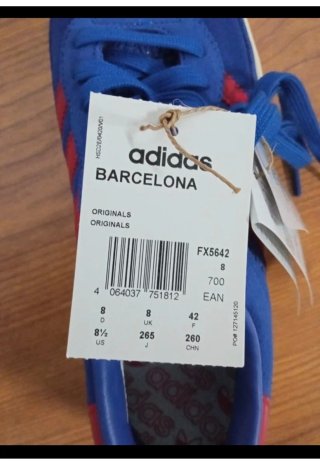 Adidas Barcelona Talla 42 Nuevas Con Etiqueta
