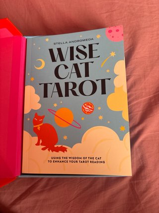 Wise Cat Tarot - Cartas Tarot Gatos Inglés