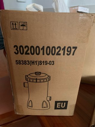 Depuradora Bestway sin abrir