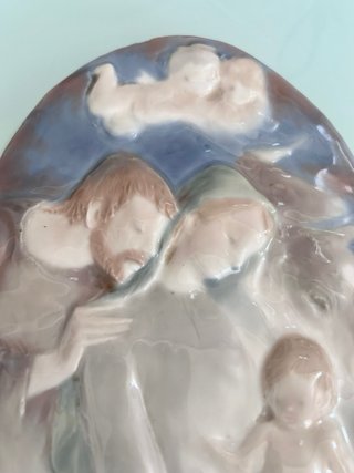 LLADRO-RARA PLACA NACIMIENTO NAVIDAD-33413-PERFECT