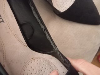 Zapatos de tacón negros extra confort.