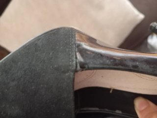 Zapatos de tacón negros extra confort.