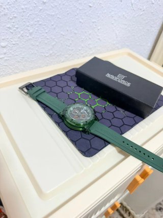 Reloj Naviforce Verde y Naranja Hombre