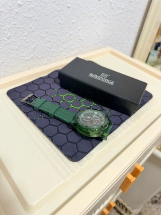 Reloj Naviforce Verde y Naranja Hombre