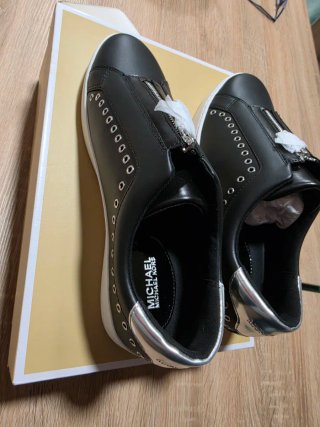 Zapatillas Michael Kors Mujer Negro/Plata