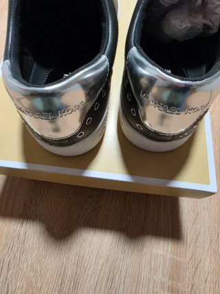 Zapatillas Michael Kors Mujer Negro/Plata