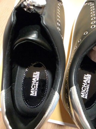 Zapatillas Michael Kors Mujer Negro/Plata
