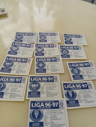 13 colocas temporada 96-97 buen estado