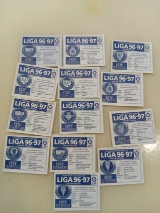 13 colocas temporada 96-97 buen estado