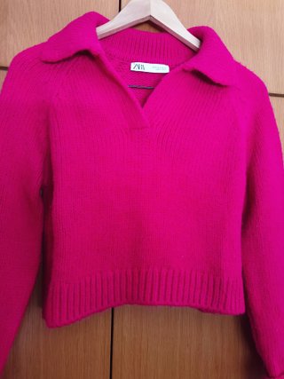 Jersey Zara nuevo Rosa Talla M