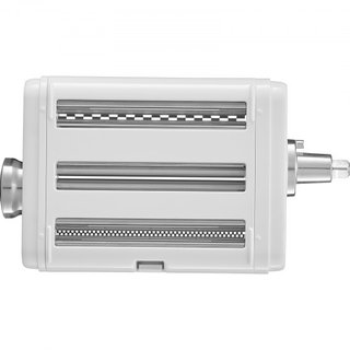 Accessorio per Pasta per Sbattitore KitchenAid, Set Tagliapasta in Acciaio Inox 3 IN 1 con Rullo per Pasta, Tagliaspaghetti e Fettuccine, Macchina per Pasta con 8 N...