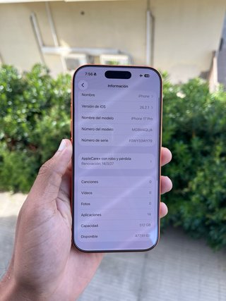 iPhone 17 Pro 512GB Naranja - Nuevo Garantia apple