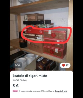 Scatole per sigari assortite