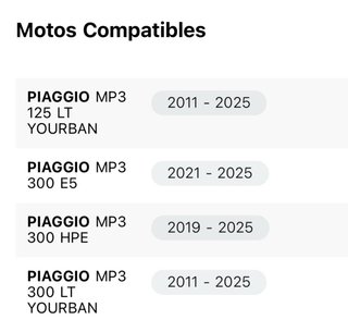 Antirrobo Artago para Piaggio MP3