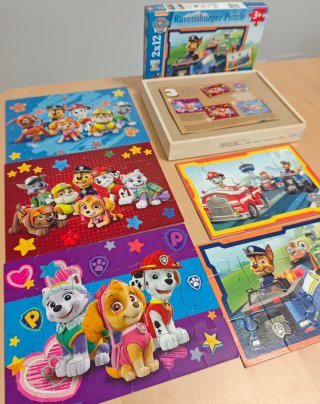 5 Puzles Patrulla Canina