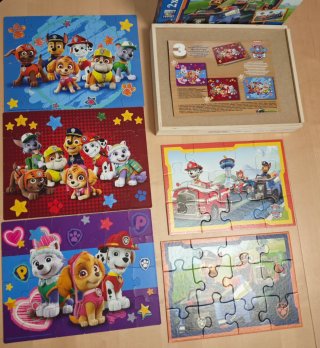 5 Puzles Patrulla Canina