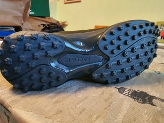 Zapatos de golf Lacoste T.45 Negros
