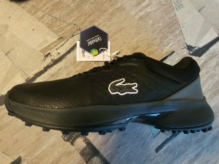 Zapatos de golf Lacoste T.45 Negros