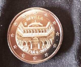 Moneda 2 euros Sevilla España 2024