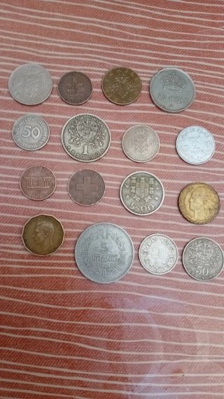 Colección de Monedas Antiguas Variadas