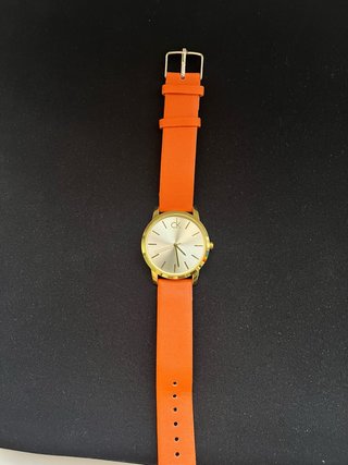 Reloj Calvin Klein Oro y Naranja