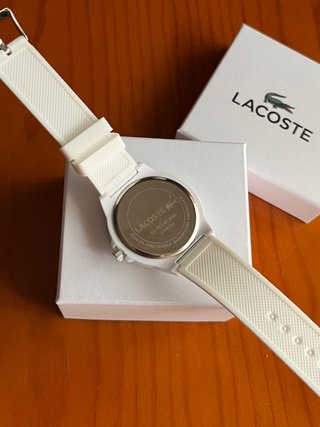 Reloj Lacoste Blanco con Cocodrilo Verde